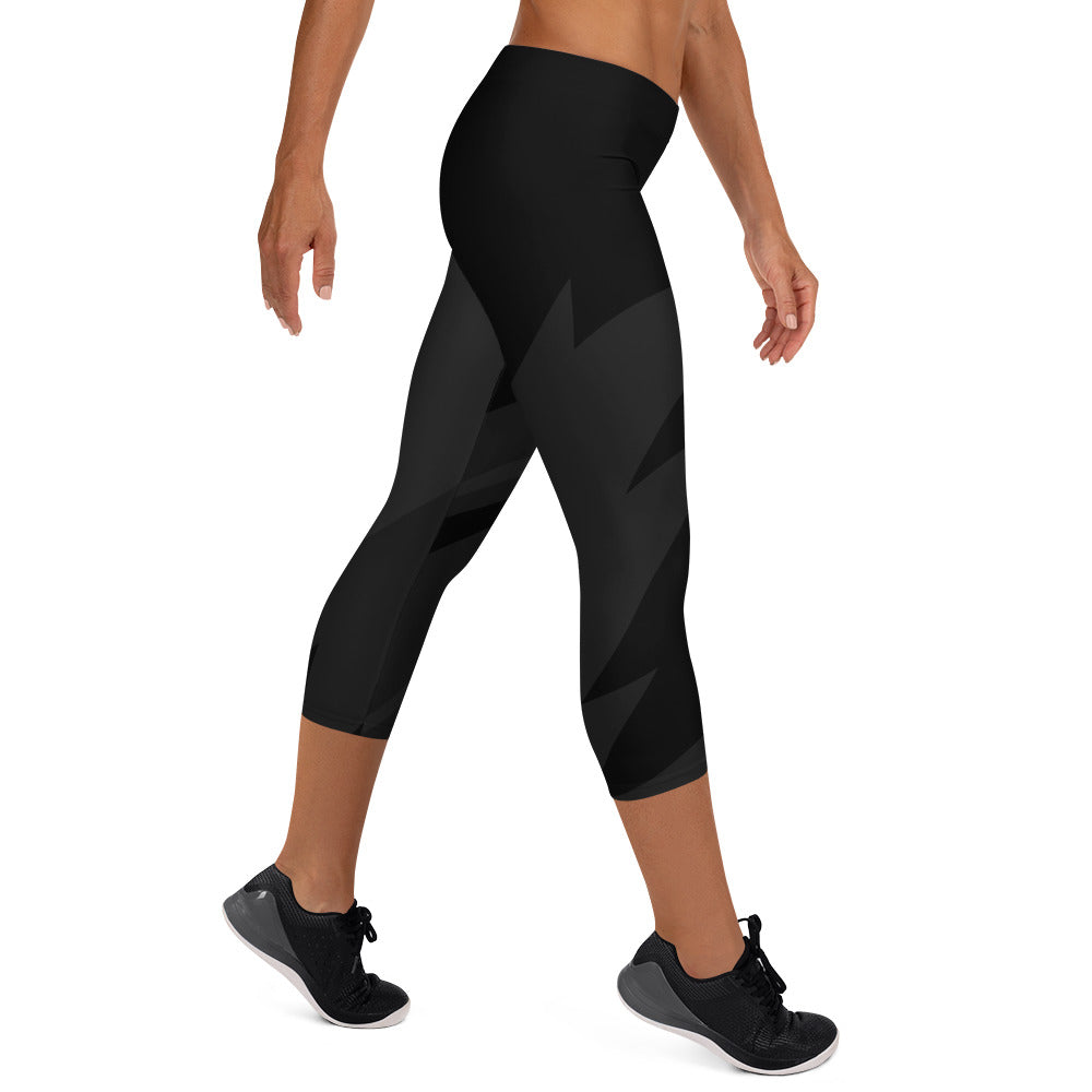 Capri Leggings - Flash Black*