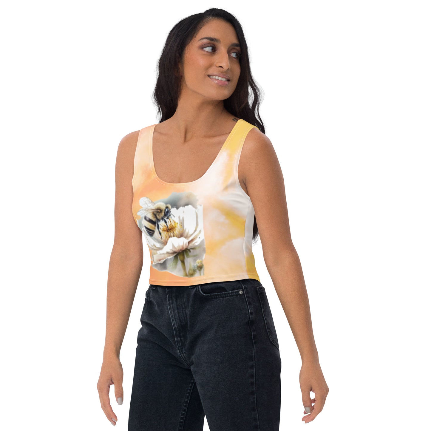 Crop Top -Summer Bees