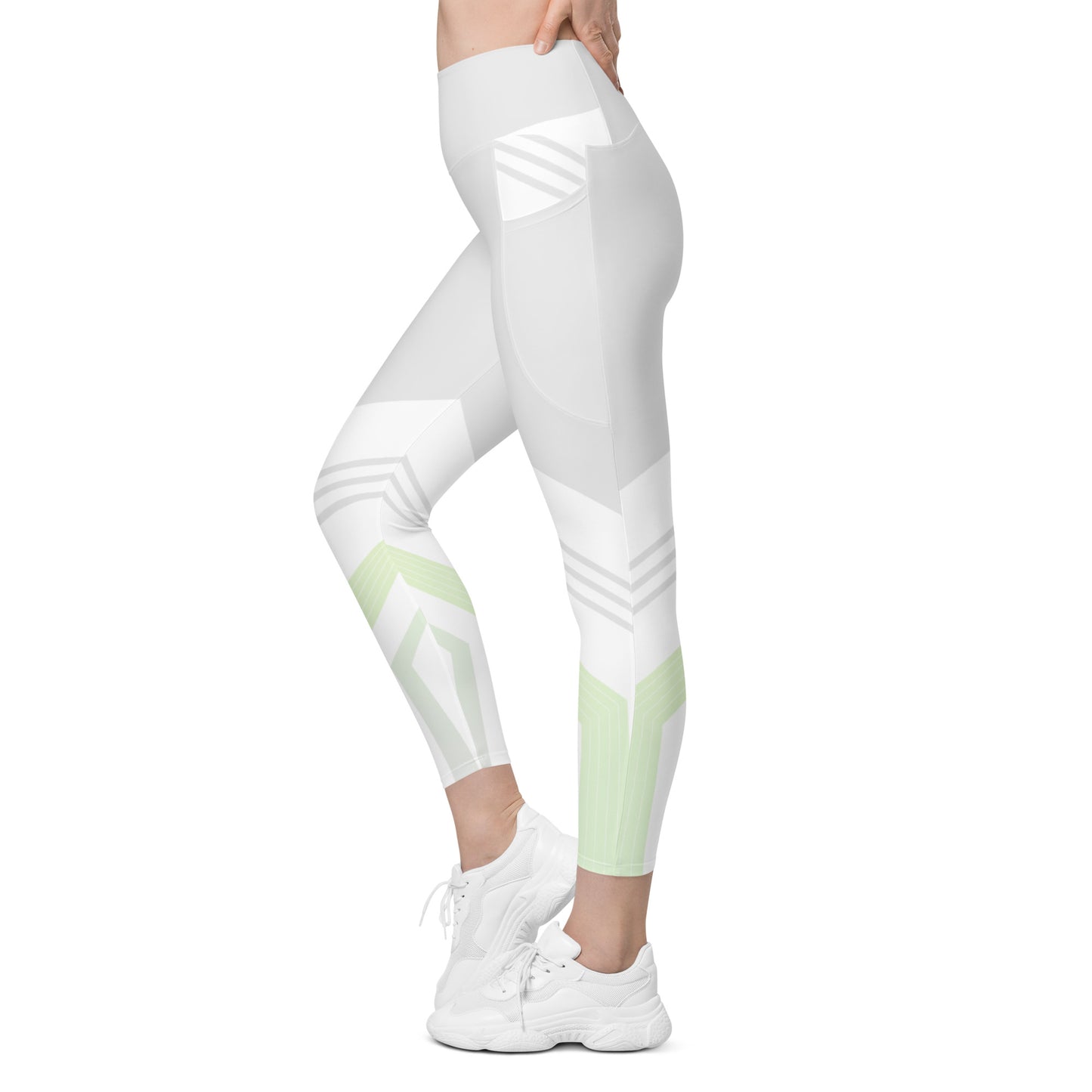 Leggings with pockets - Hint of Mint