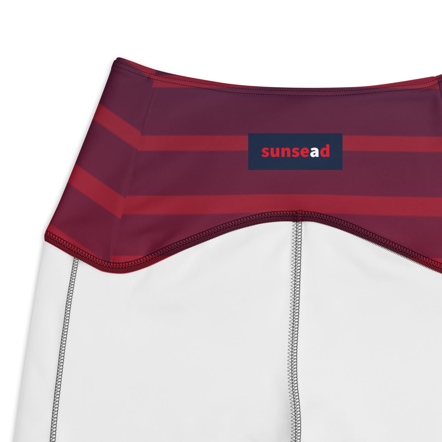 Leggings with pockets - Red Stripes