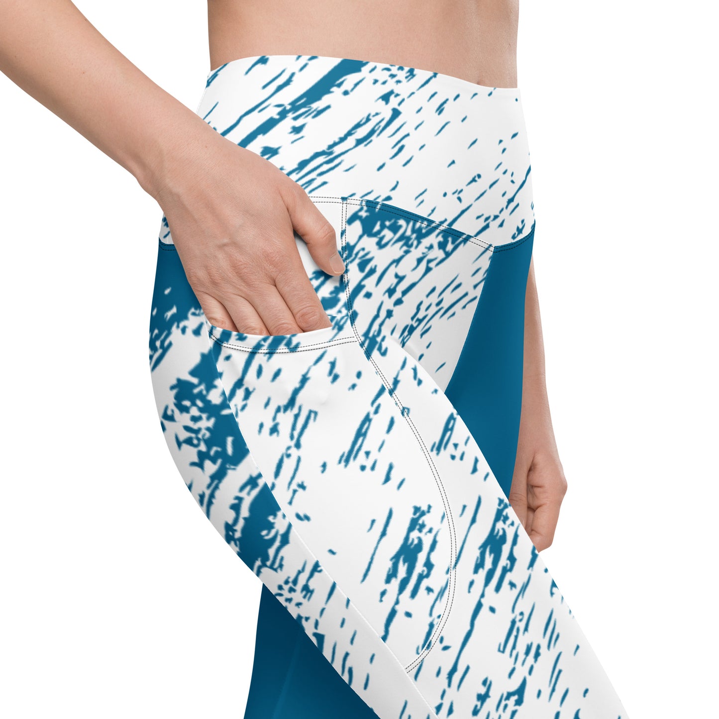 Leggings with pockets - Abstract Haze