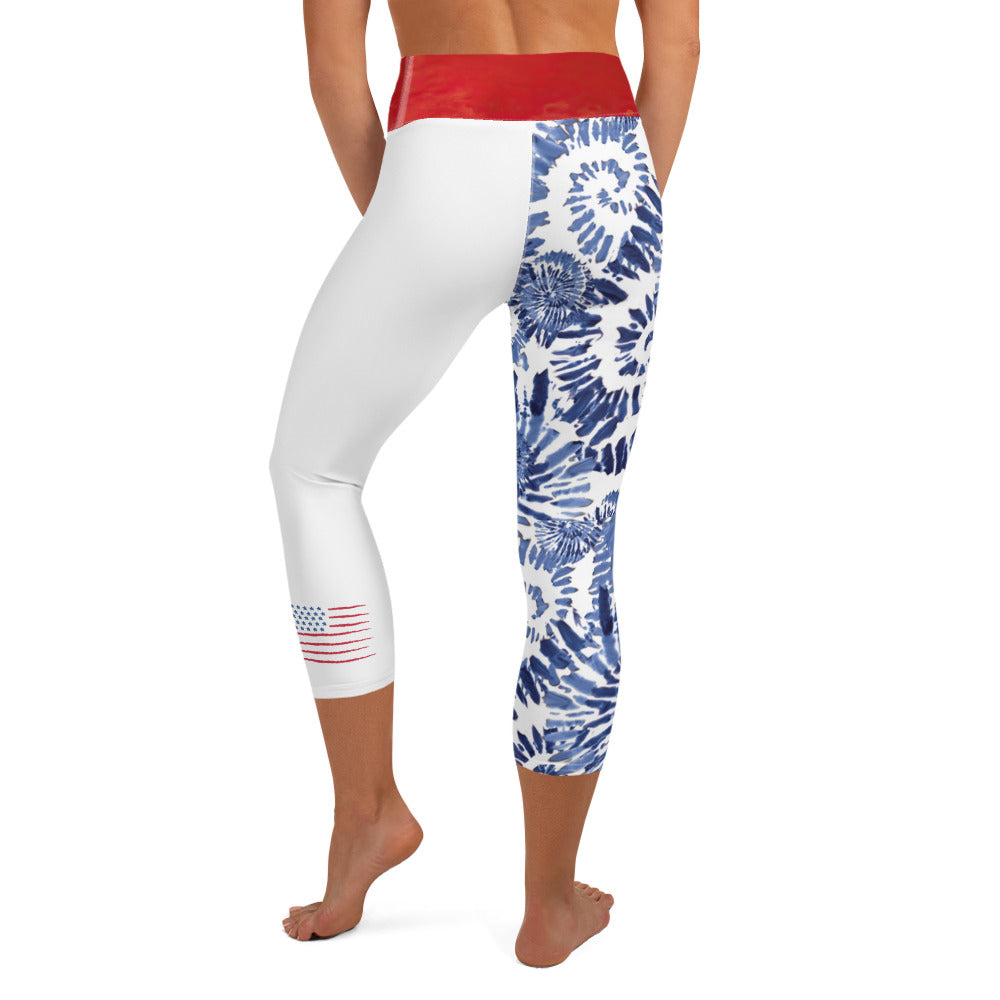 Yoga Capri Leggings - Freedom