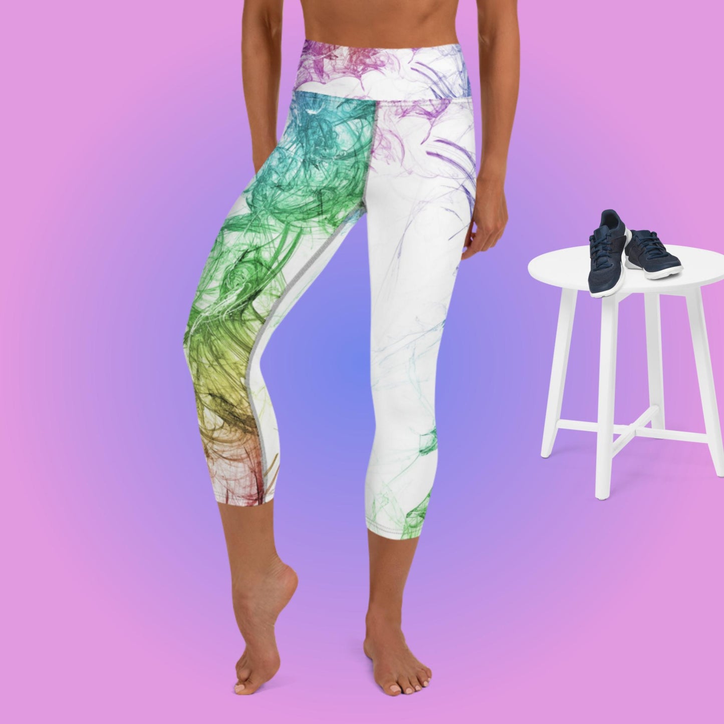 Yoga Capri Leggings - Fantasia