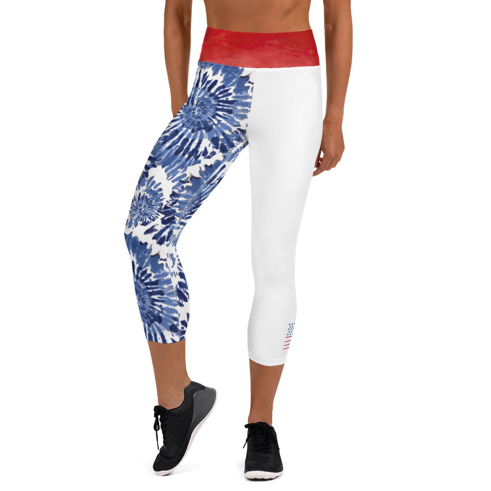 Yoga Capri Leggings - Freedom