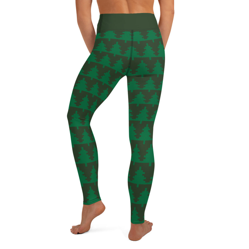 Yoga Leggings - Forest Green