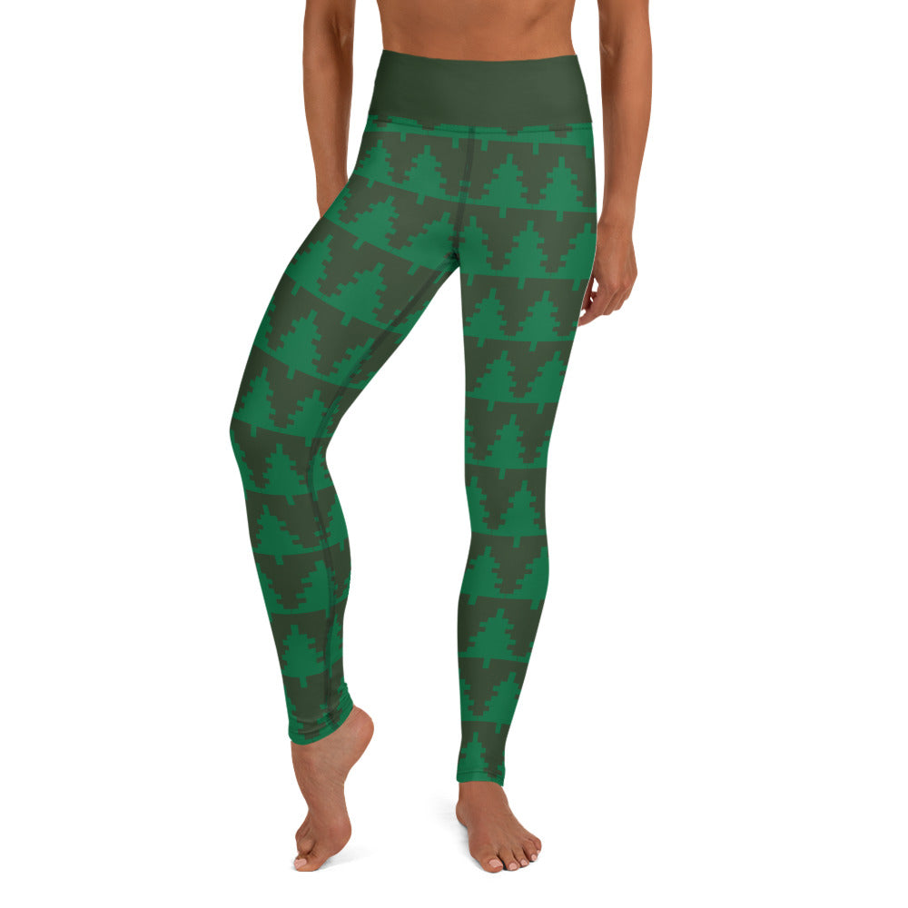 Yoga Leggings - Forest Green
