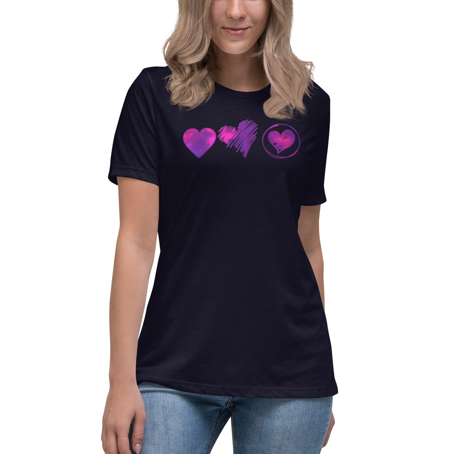 Women's Relaxed T-Shirt - Triple Love