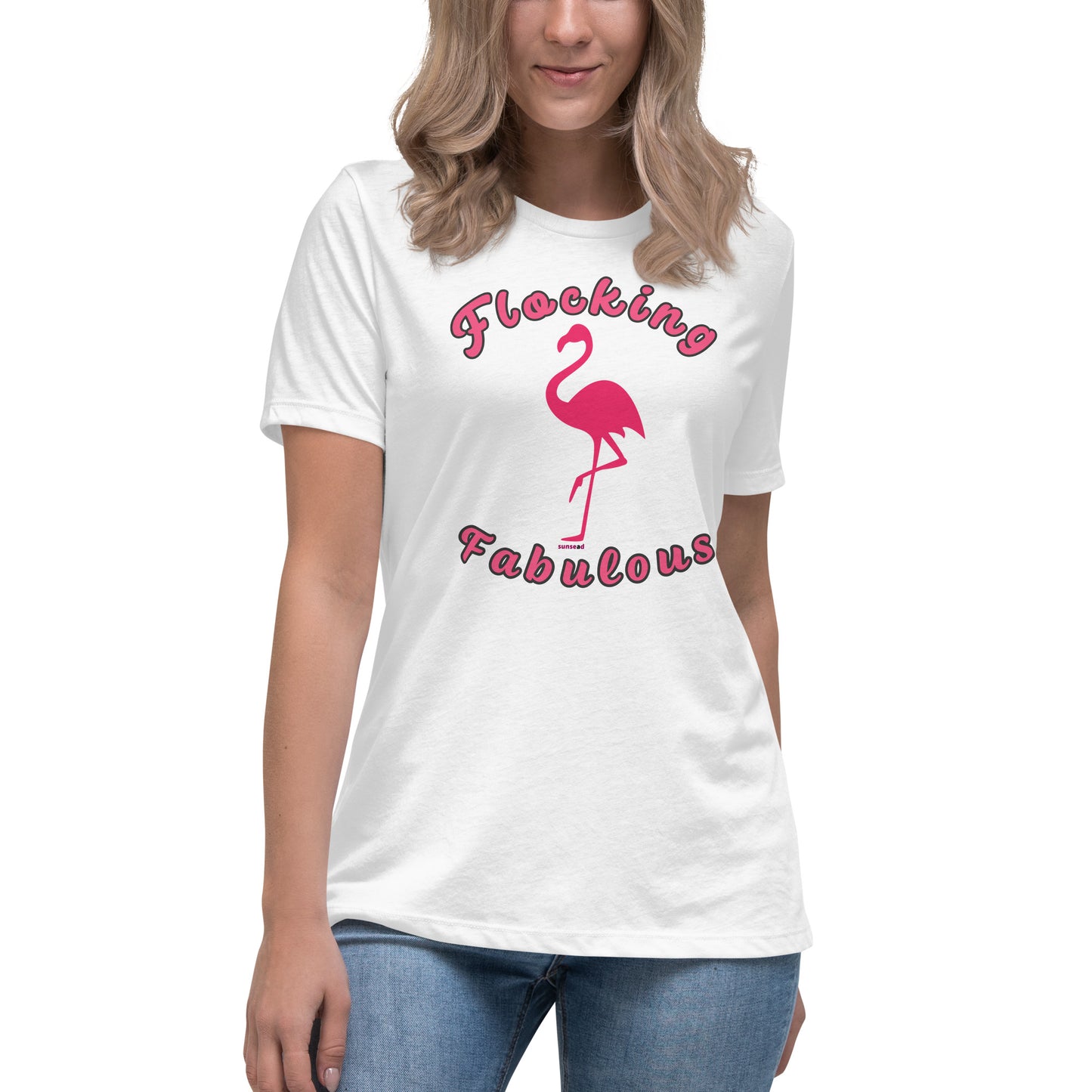 Women's Relaxed T-Shirt - Flocking Fabulous