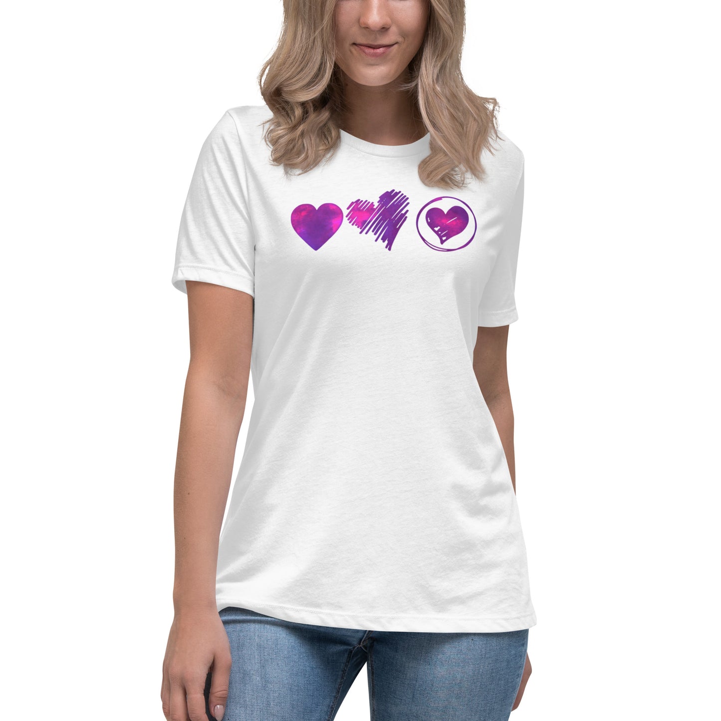 Women's Relaxed T-Shirt - Triple Love