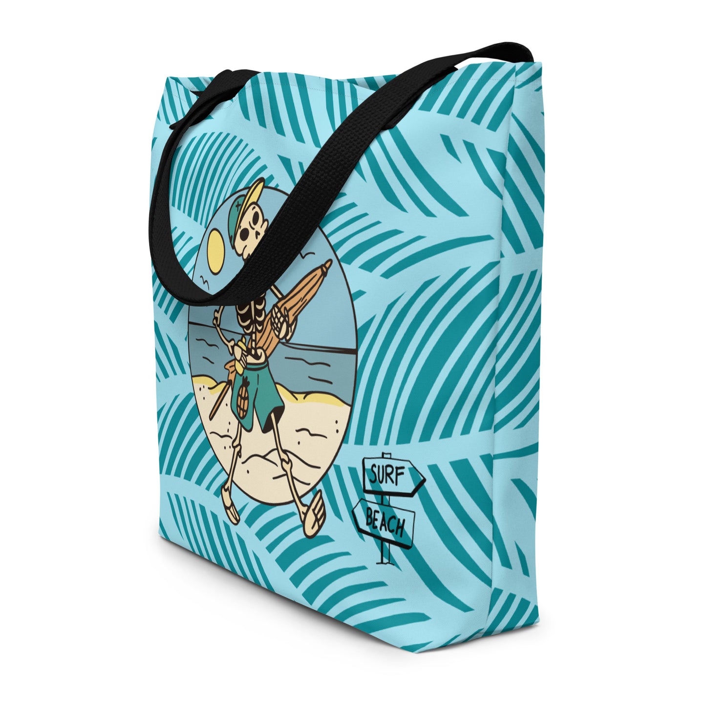 Large Tote Bag - Beach Bones