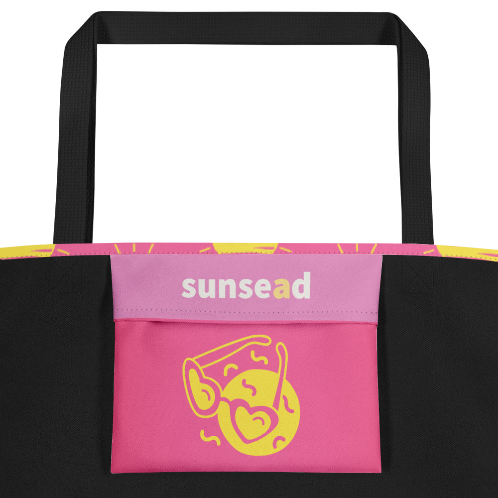 Large Tote Bag - Beach Sun