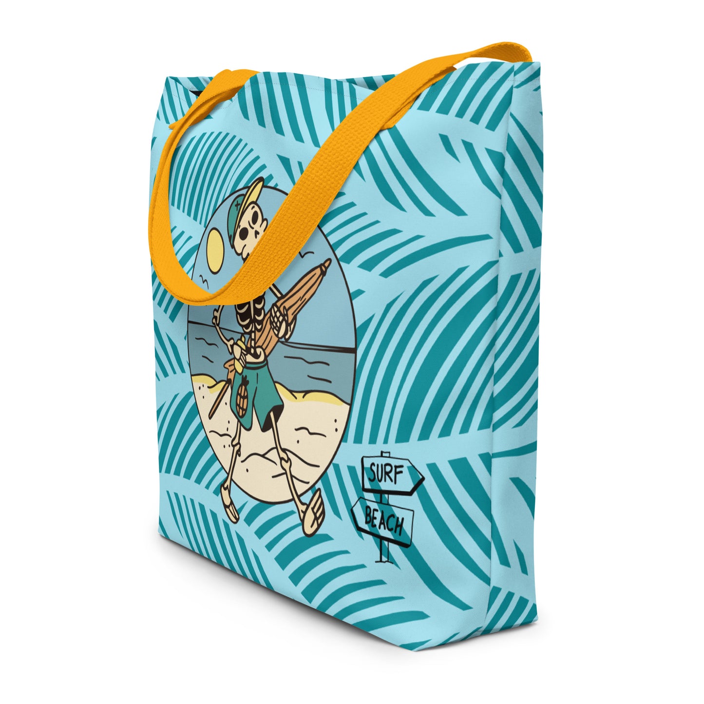 Large Tote Bag - Beach Bones