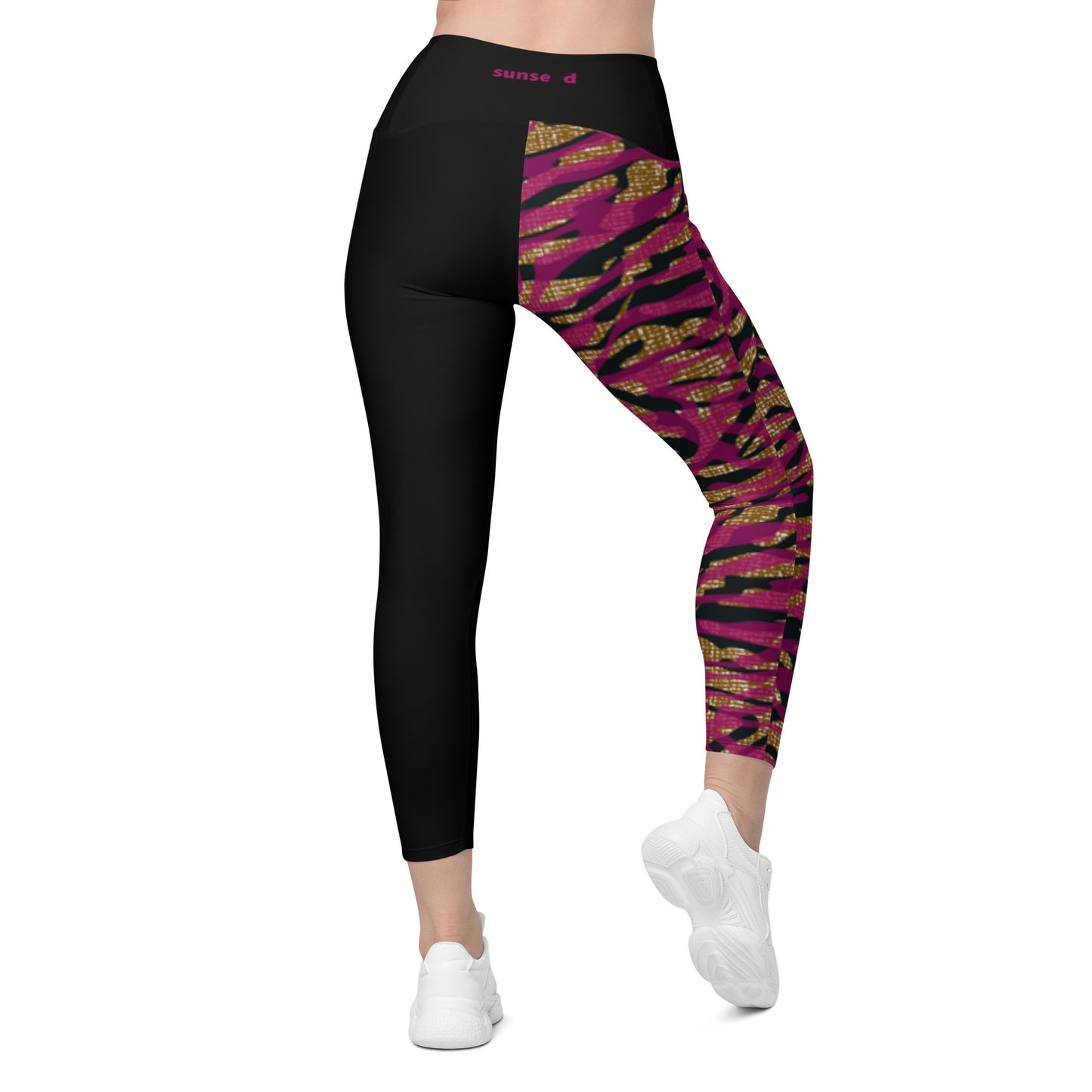 Leggings with pockets - Black Magic
