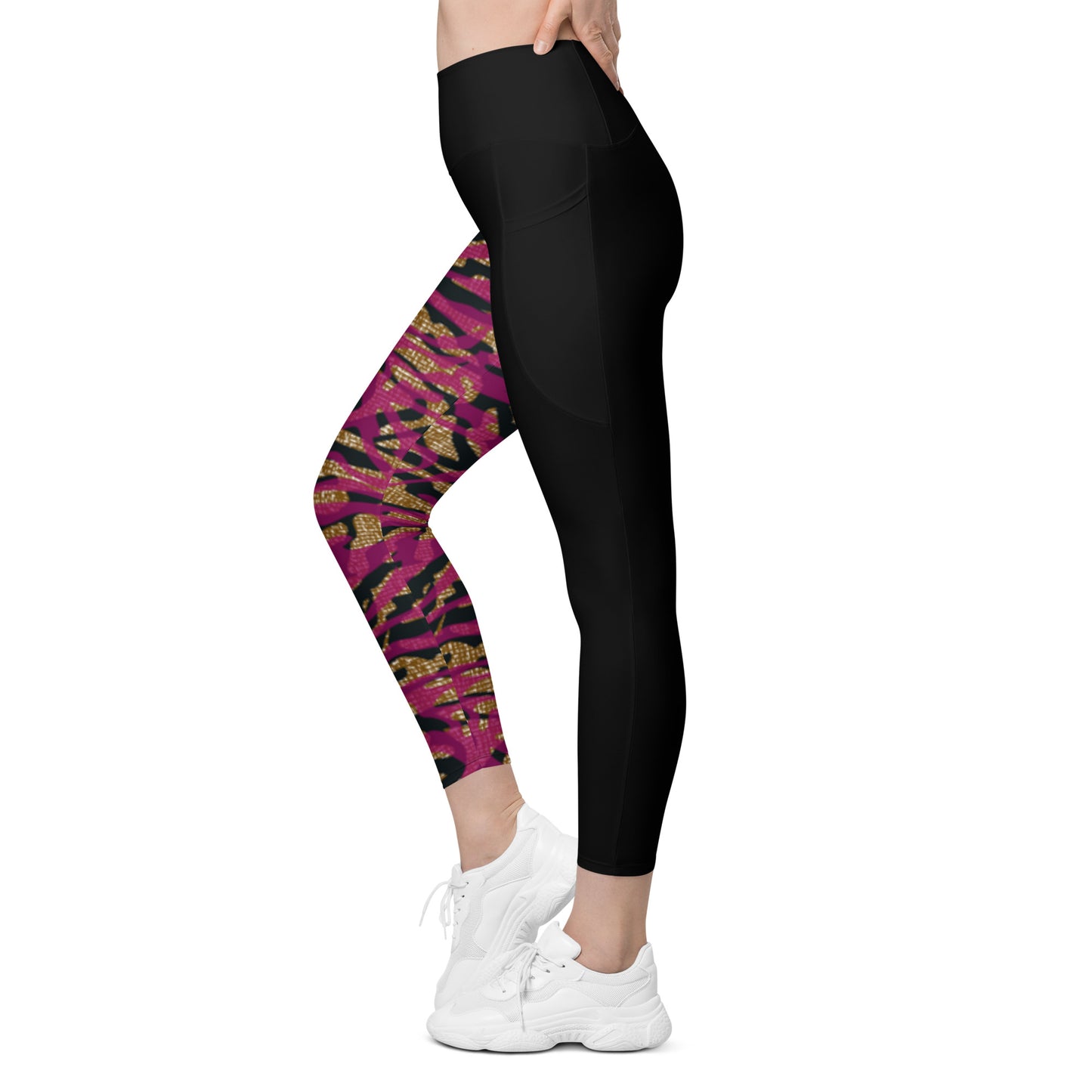 Leggings with pockets - Black Magic