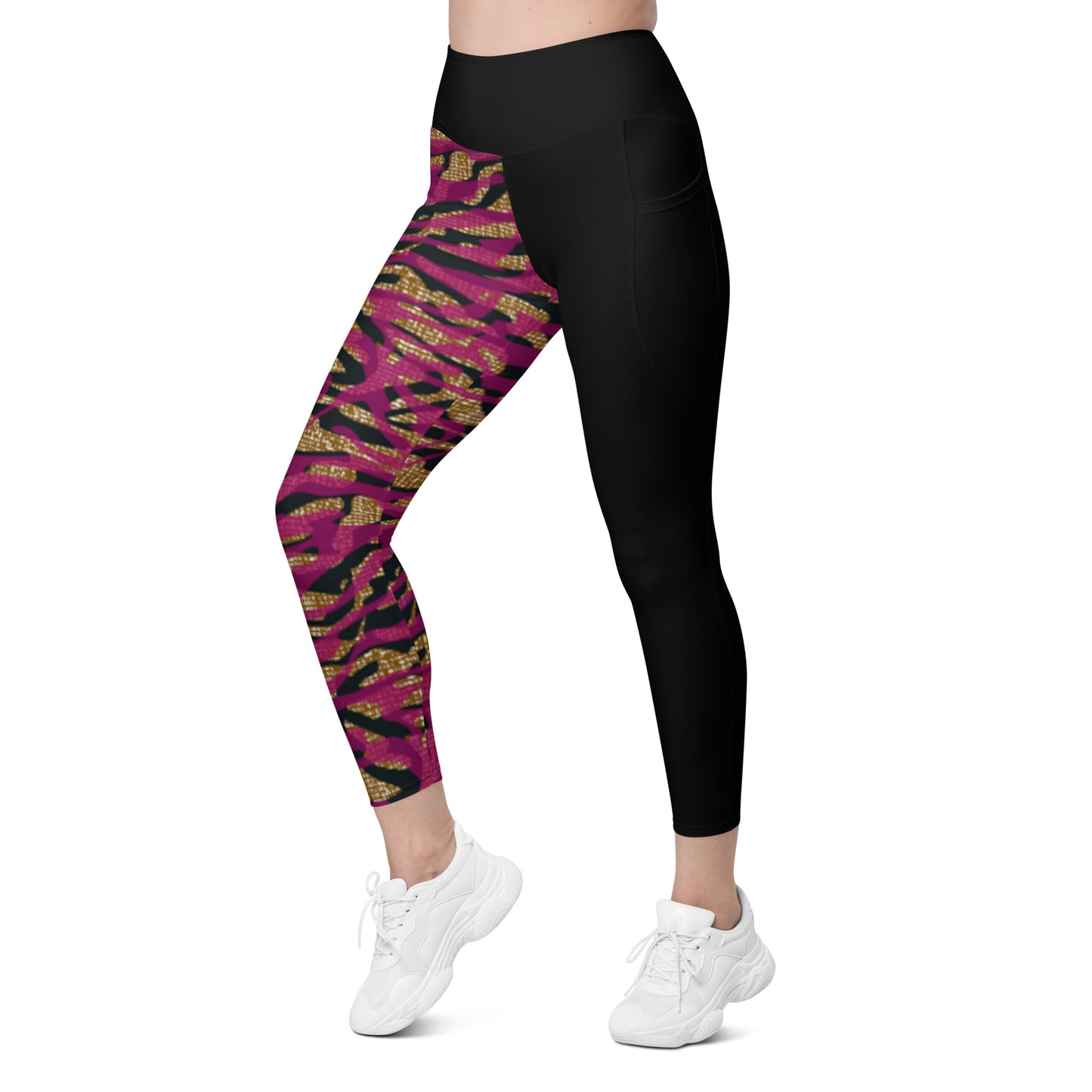 Leggings with pockets - Black Magic