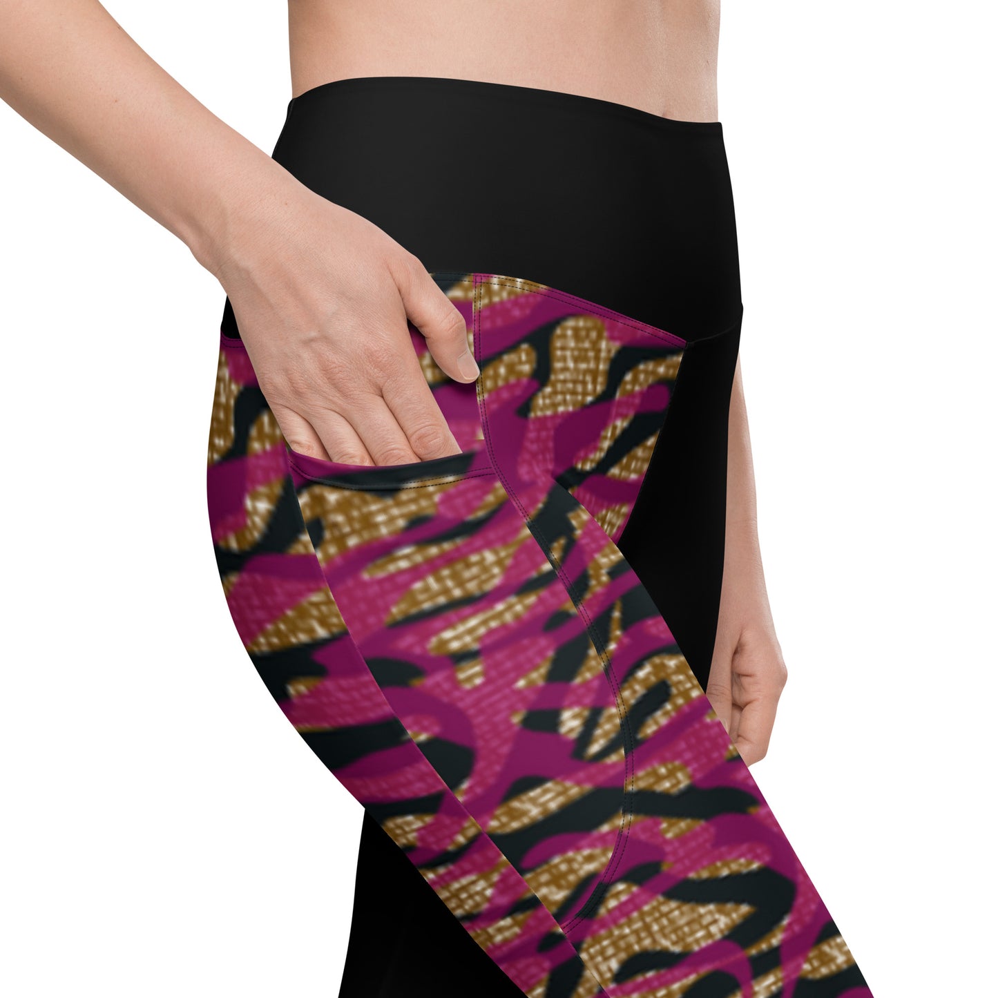 Leggings with pockets - Black Magic