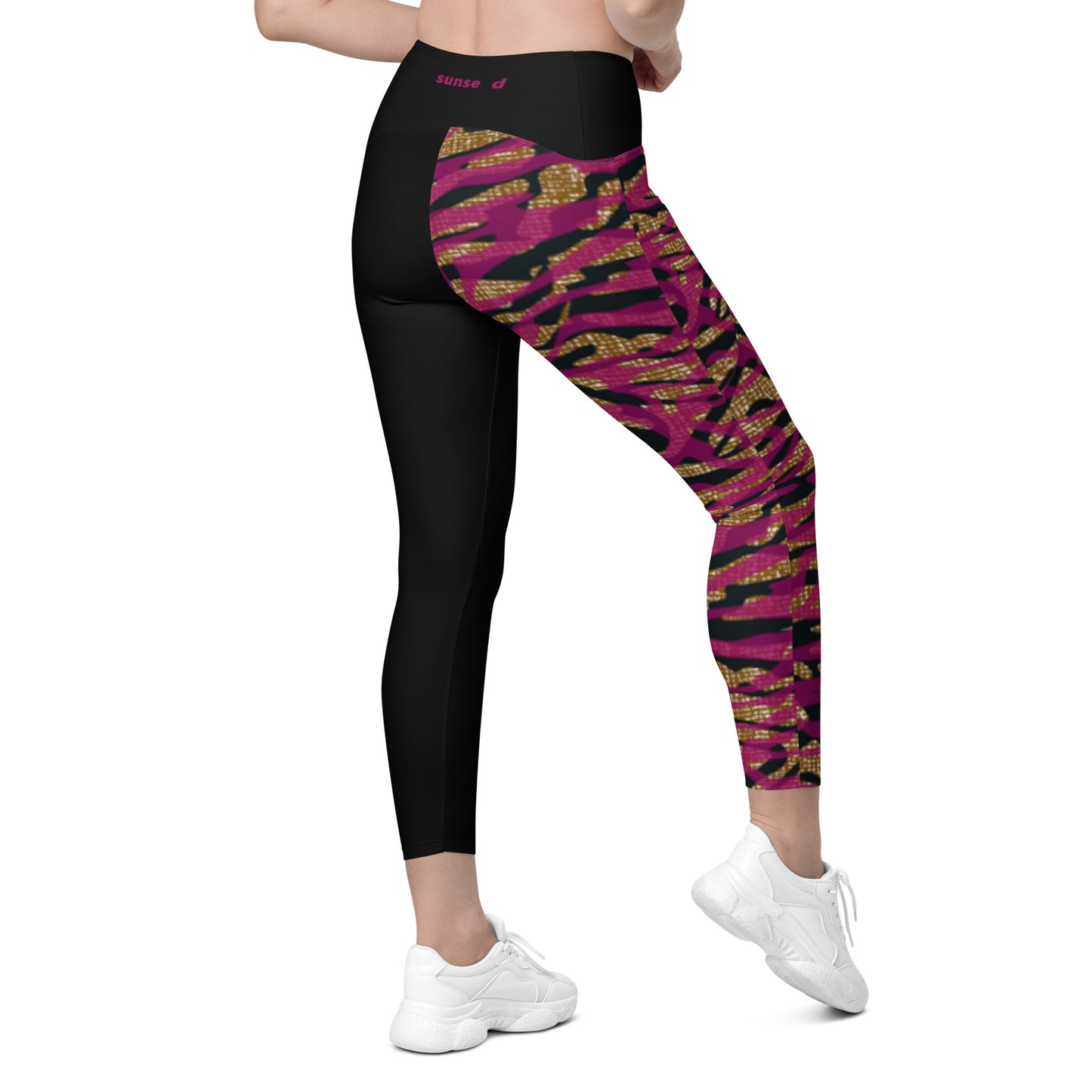 Leggings with pockets - Black Magic