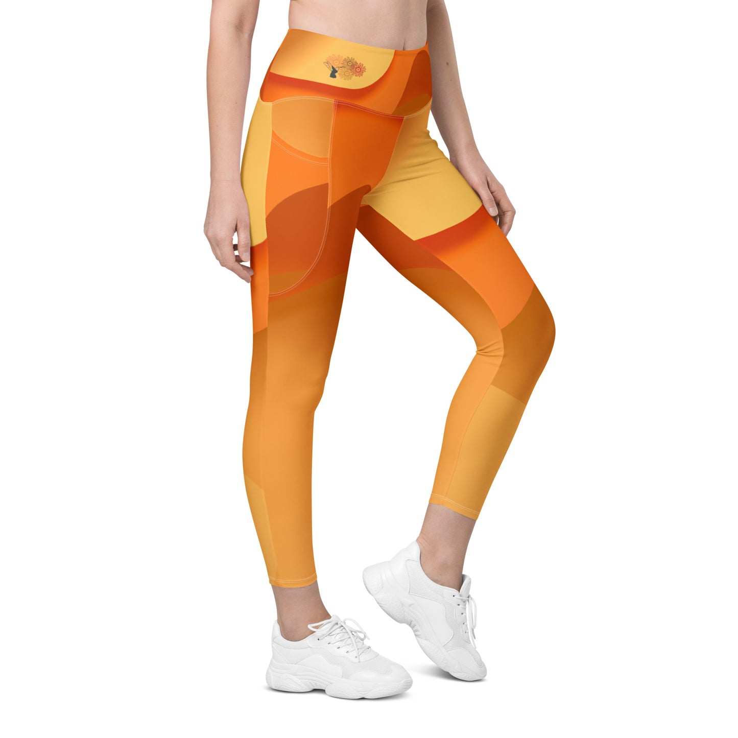 Leggings with pockets - Hummingbird