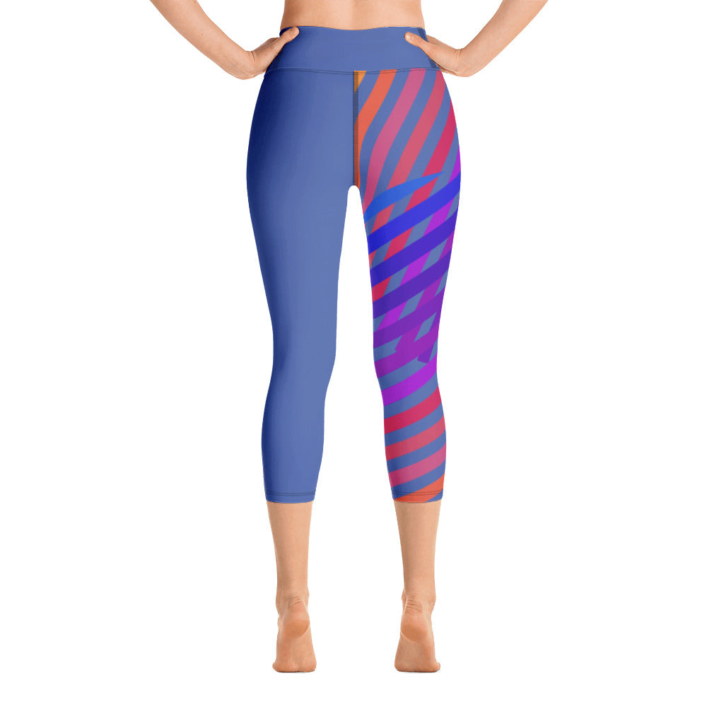 Yoga Capri Leggings - Prism