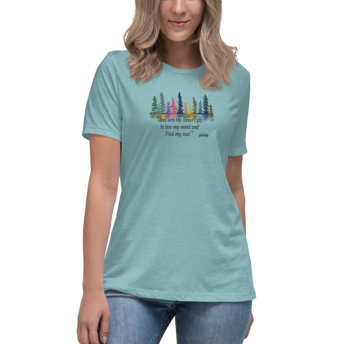 Women's Relaxed T-Shirt " Into the Woods"