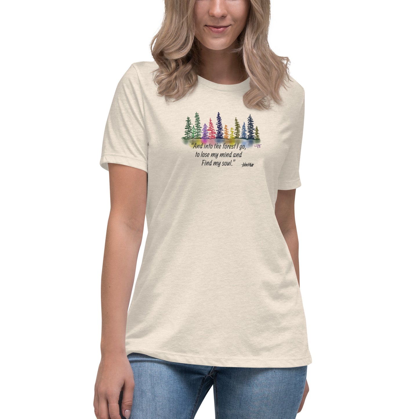 Women's Relaxed T-Shirt " Into the Woods"
