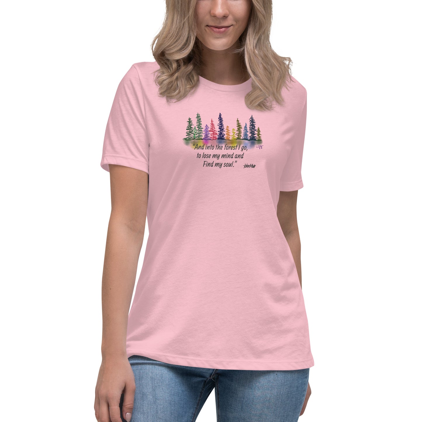 Women's Relaxed T-Shirt " Into the Woods"