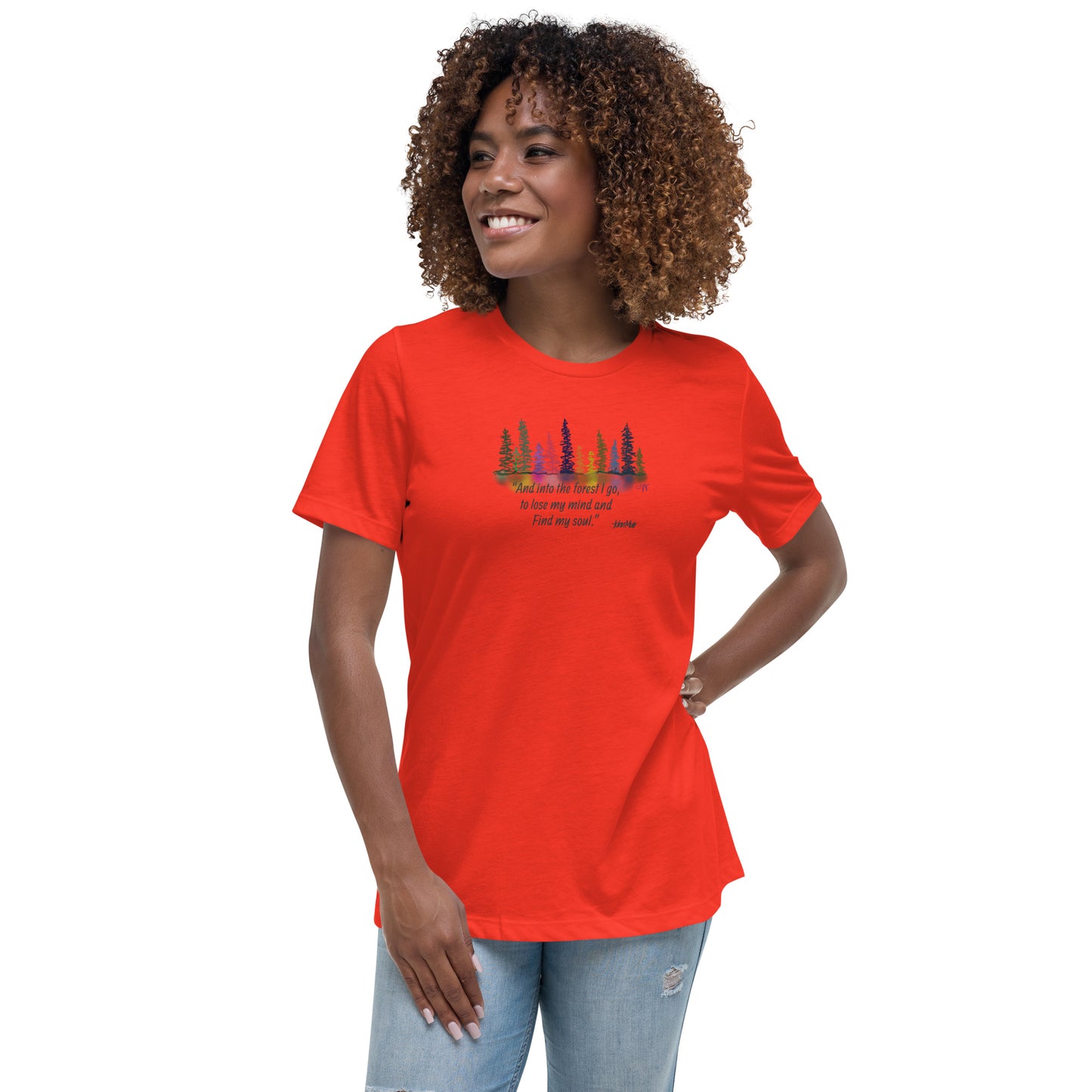 Women's Relaxed T-Shirt " Into the Woods"