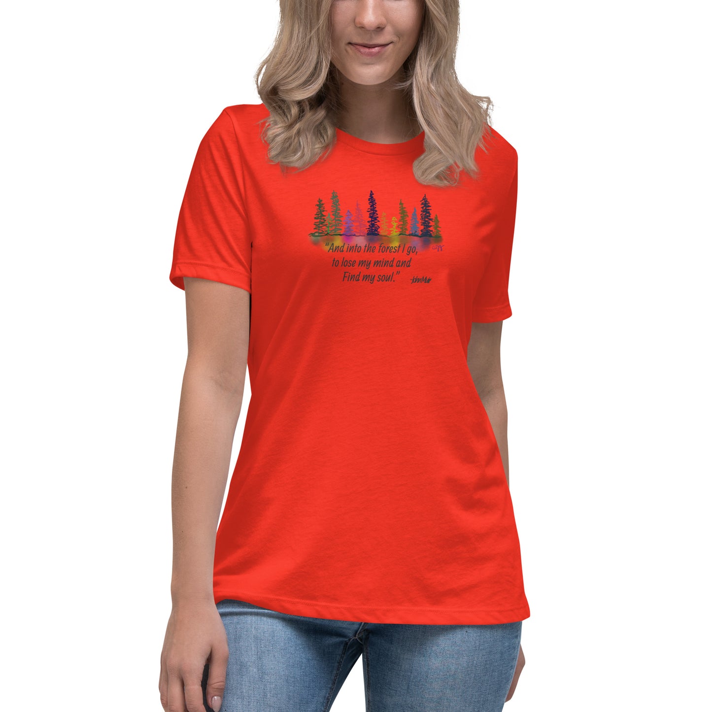 Women's Relaxed T-Shirt " Into the Woods"
