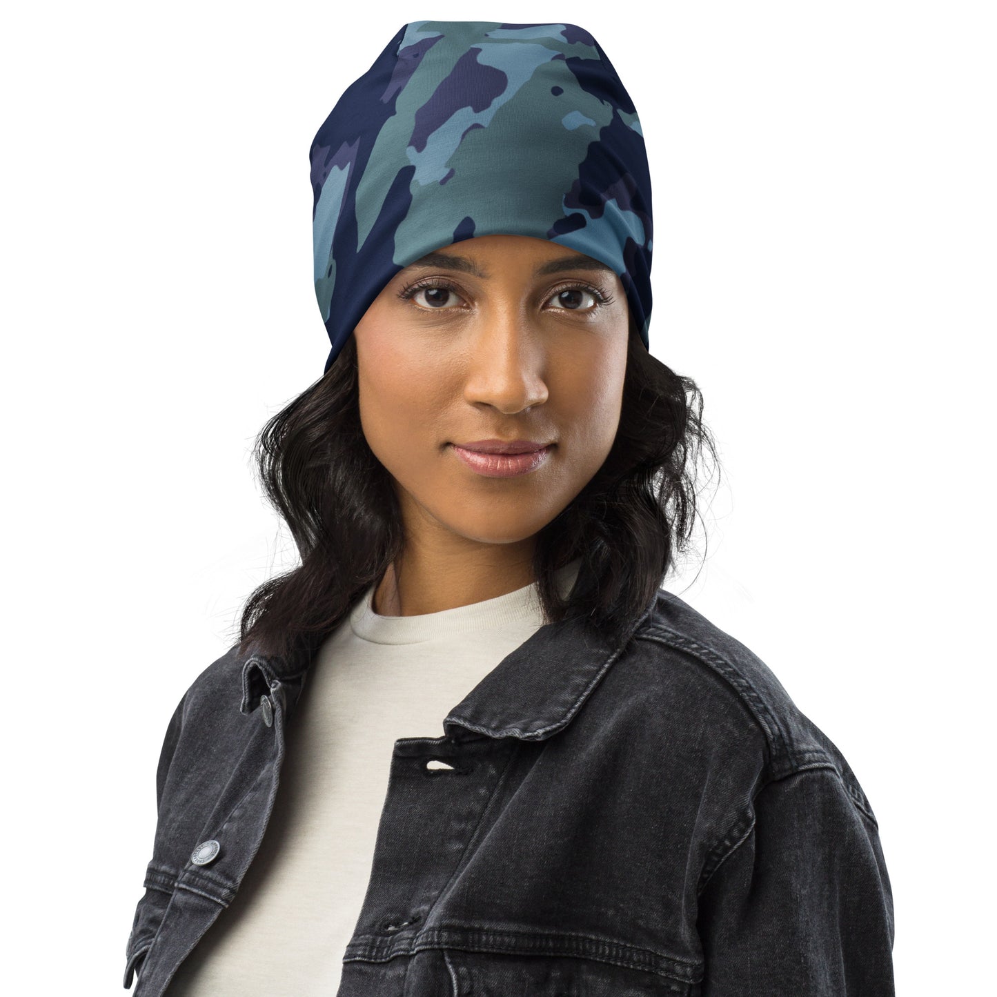 Beanie - Blue Camo