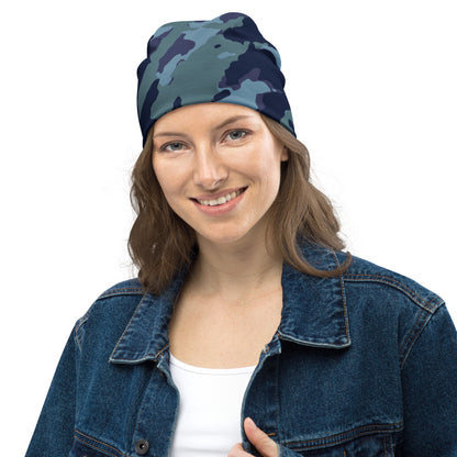 Beanie - Blue Camo
