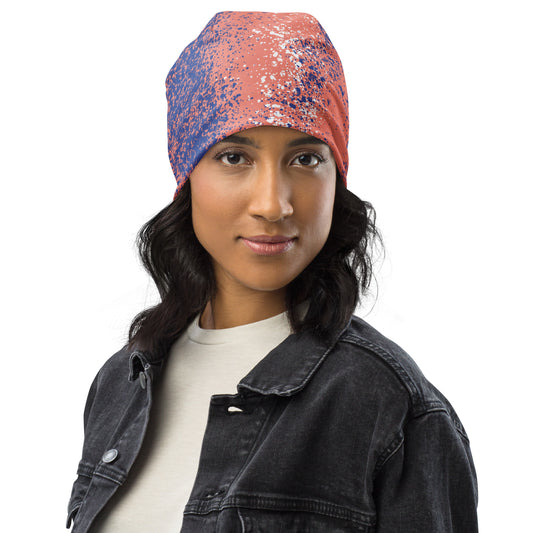 Beanie - Coral Sky