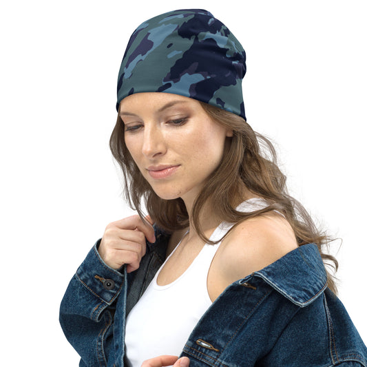 Beanie - Blue Camo