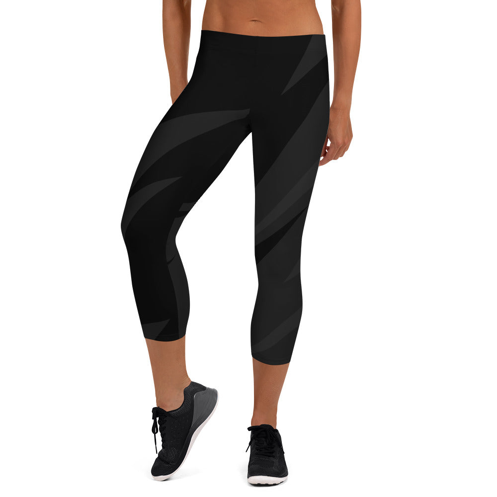 Capri Leggings - Flash Black*