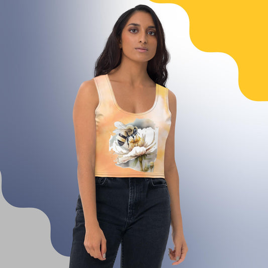Crop Top -Summer Bees