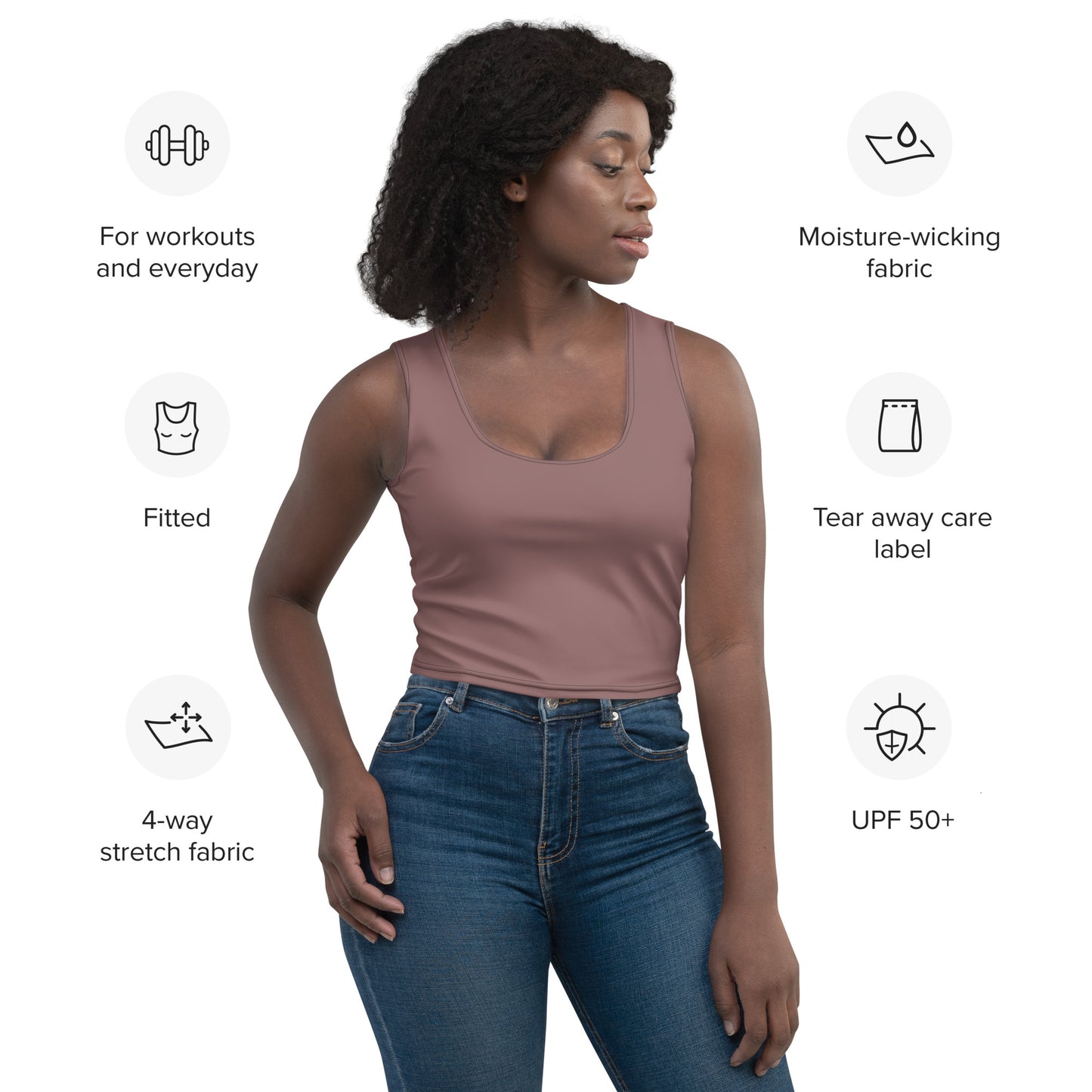 Crop Top - sunsead Cacao