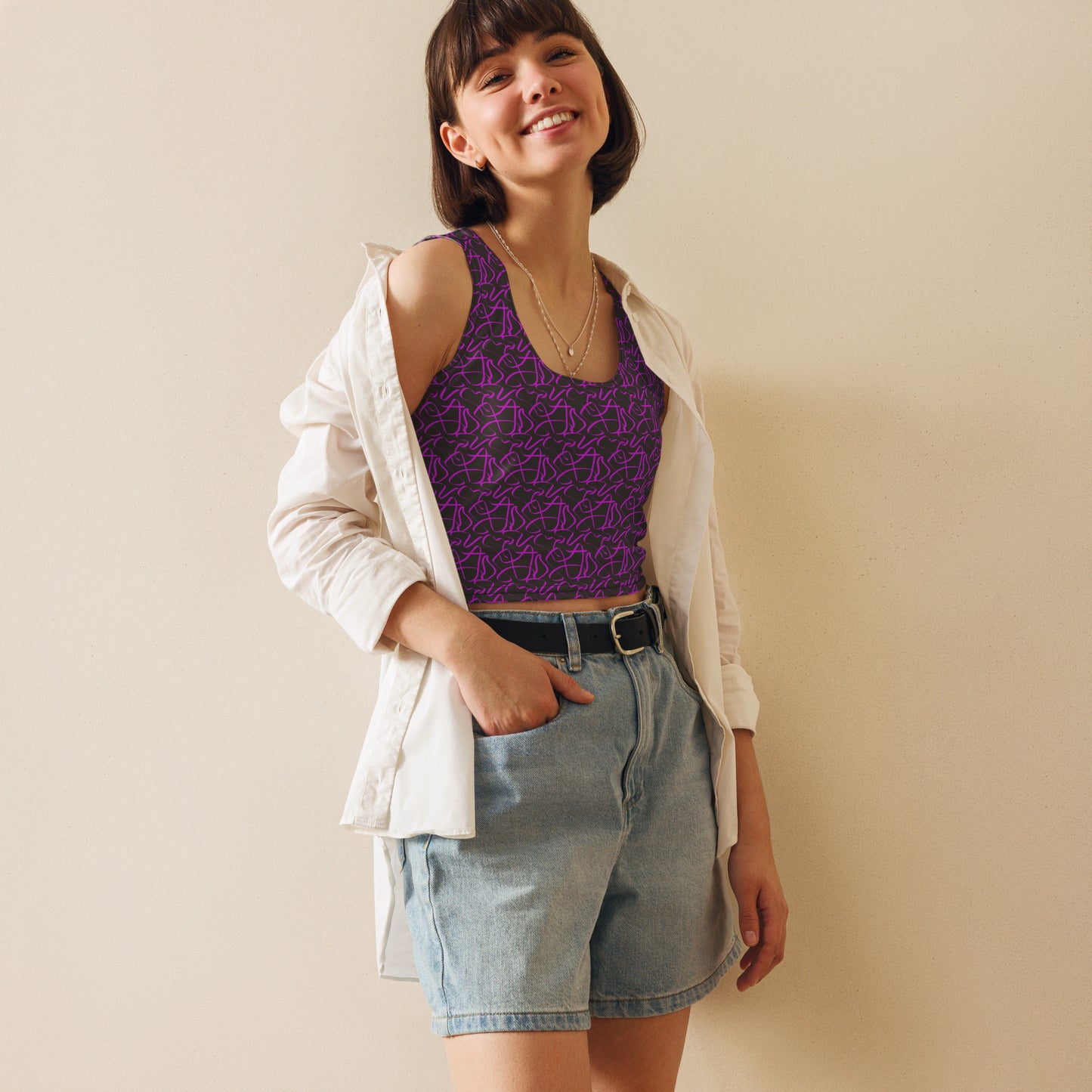 Crop Top - Raspberry