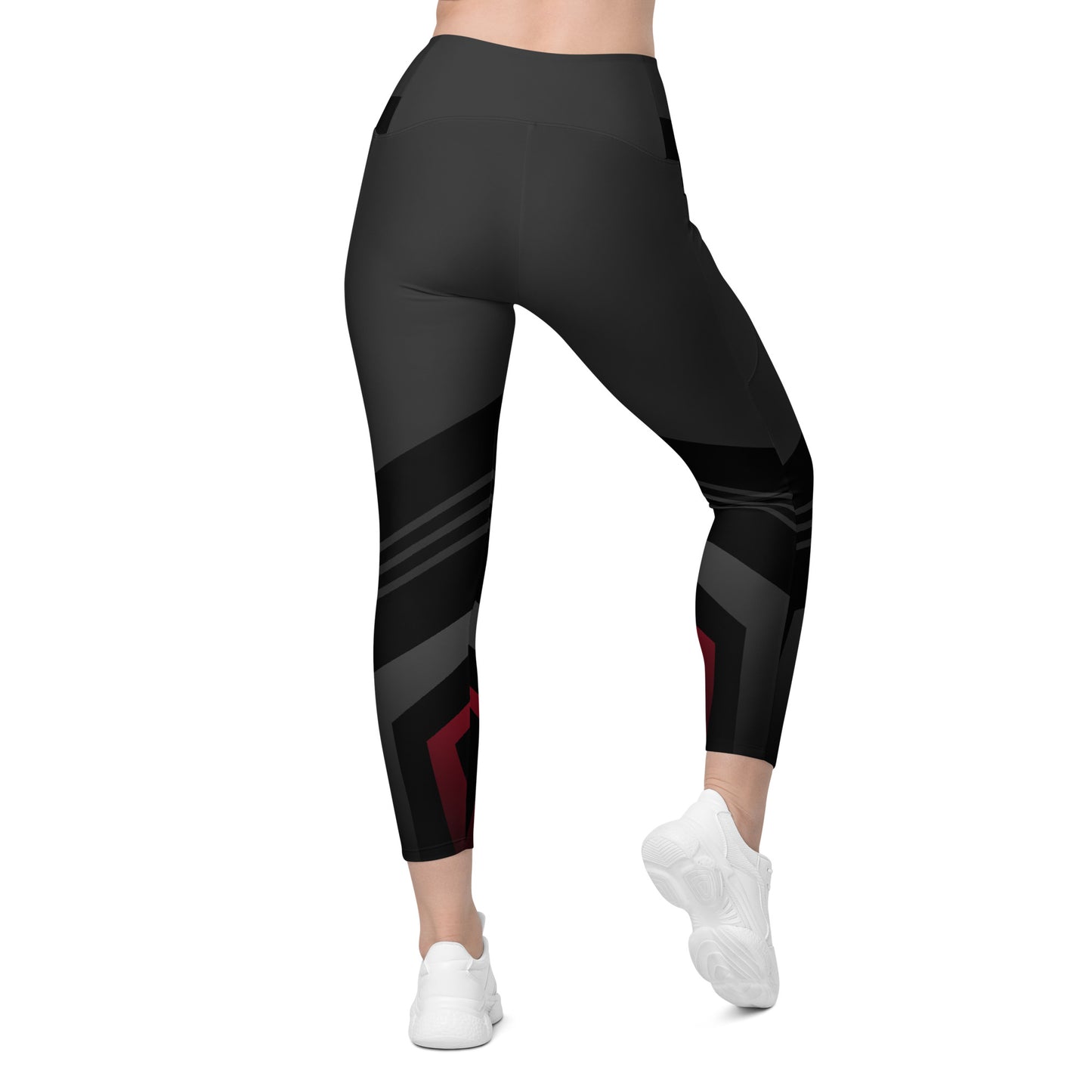 Leggings with pockets - Red Racer