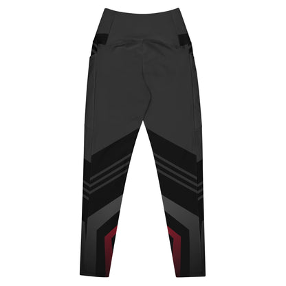 Leggings with pockets - Red Racer