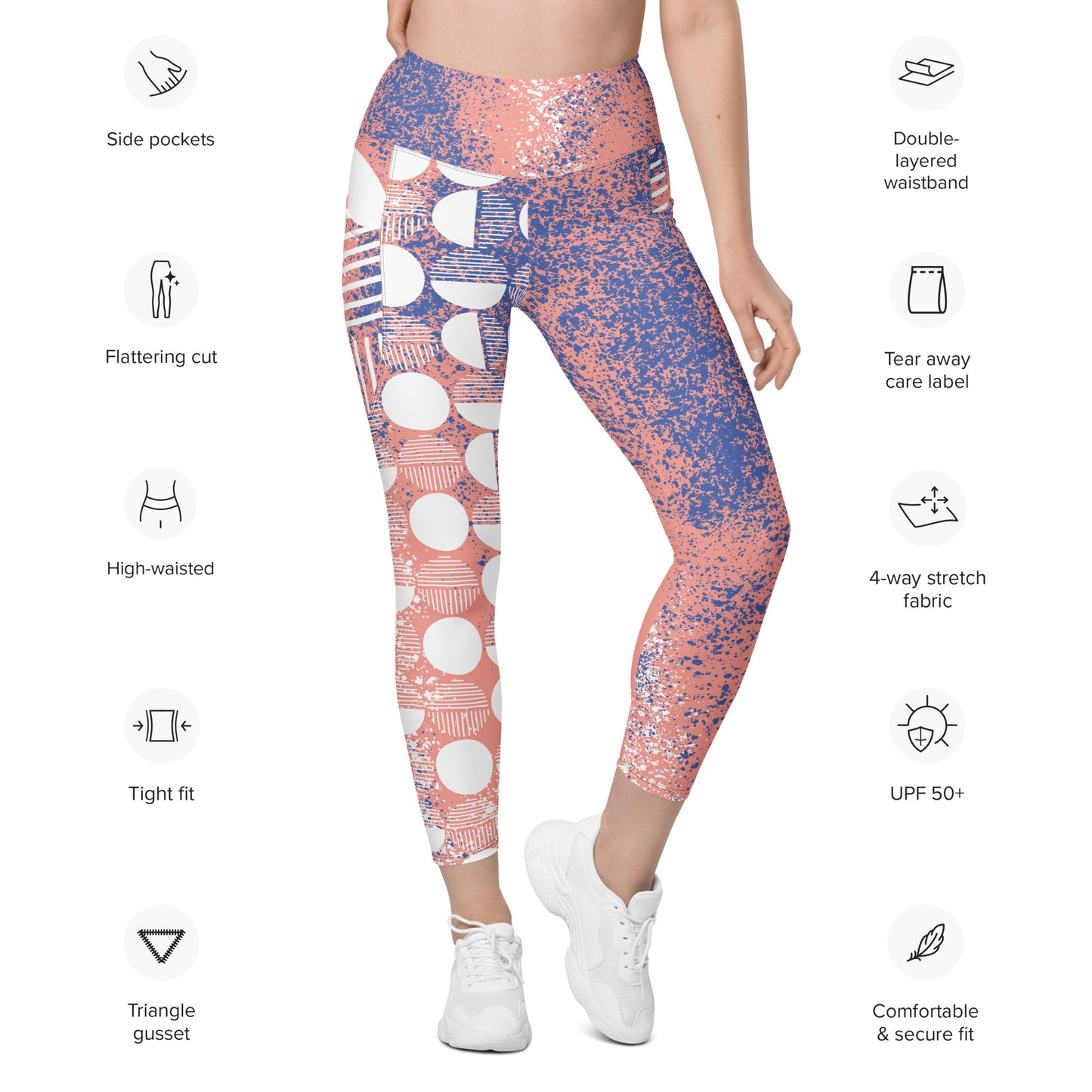 Leggings with pockets - Double Bubble