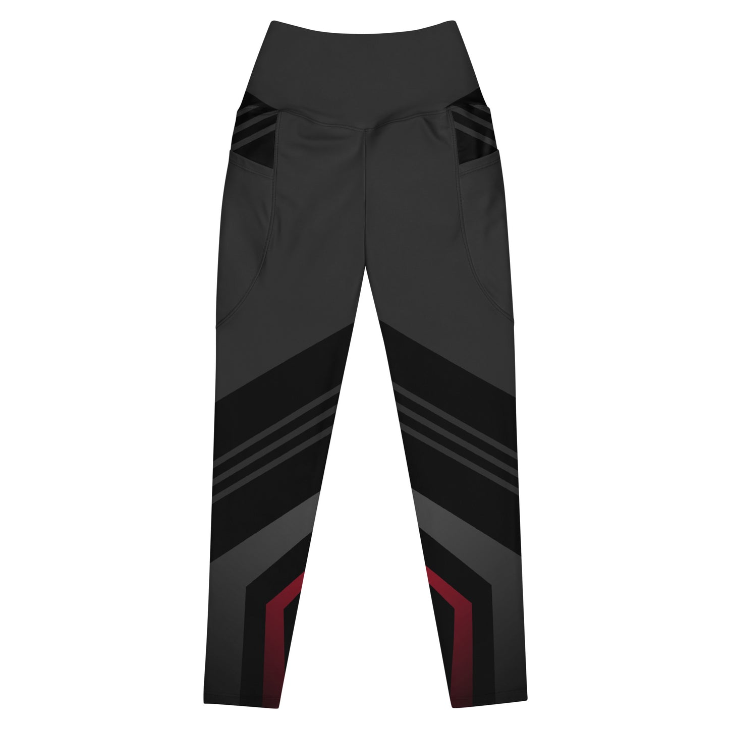 Leggings with pockets - Red Racer