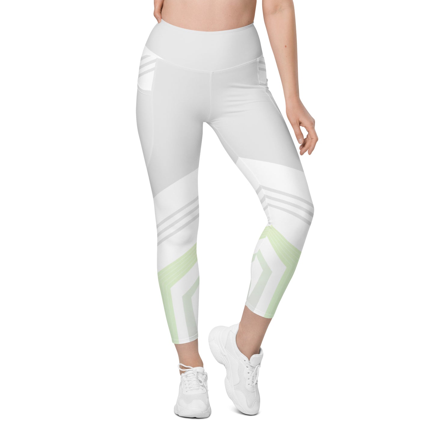 Leggings with pockets - Hint of Mint