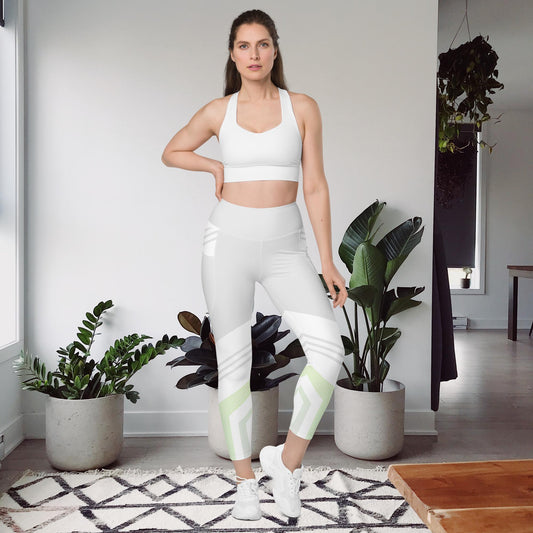 Leggings with pockets - Hint of Mint