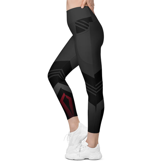 Leggings with pockets - Red Racer
