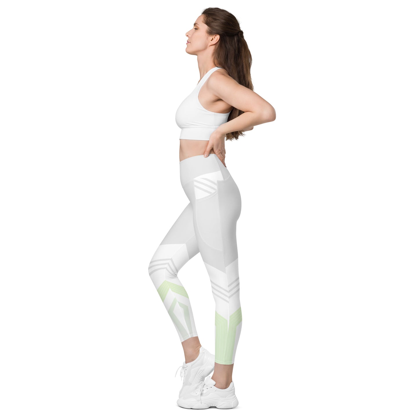 Leggings with pockets - Hint of Mint