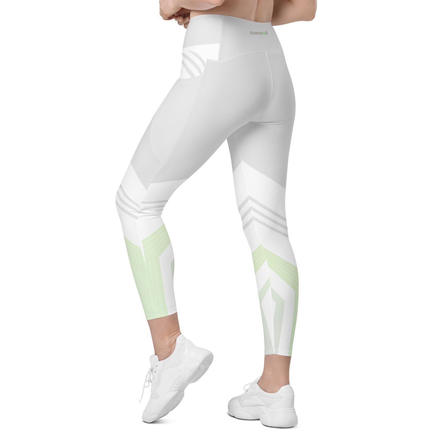 Leggings with pockets - Hint of Mint