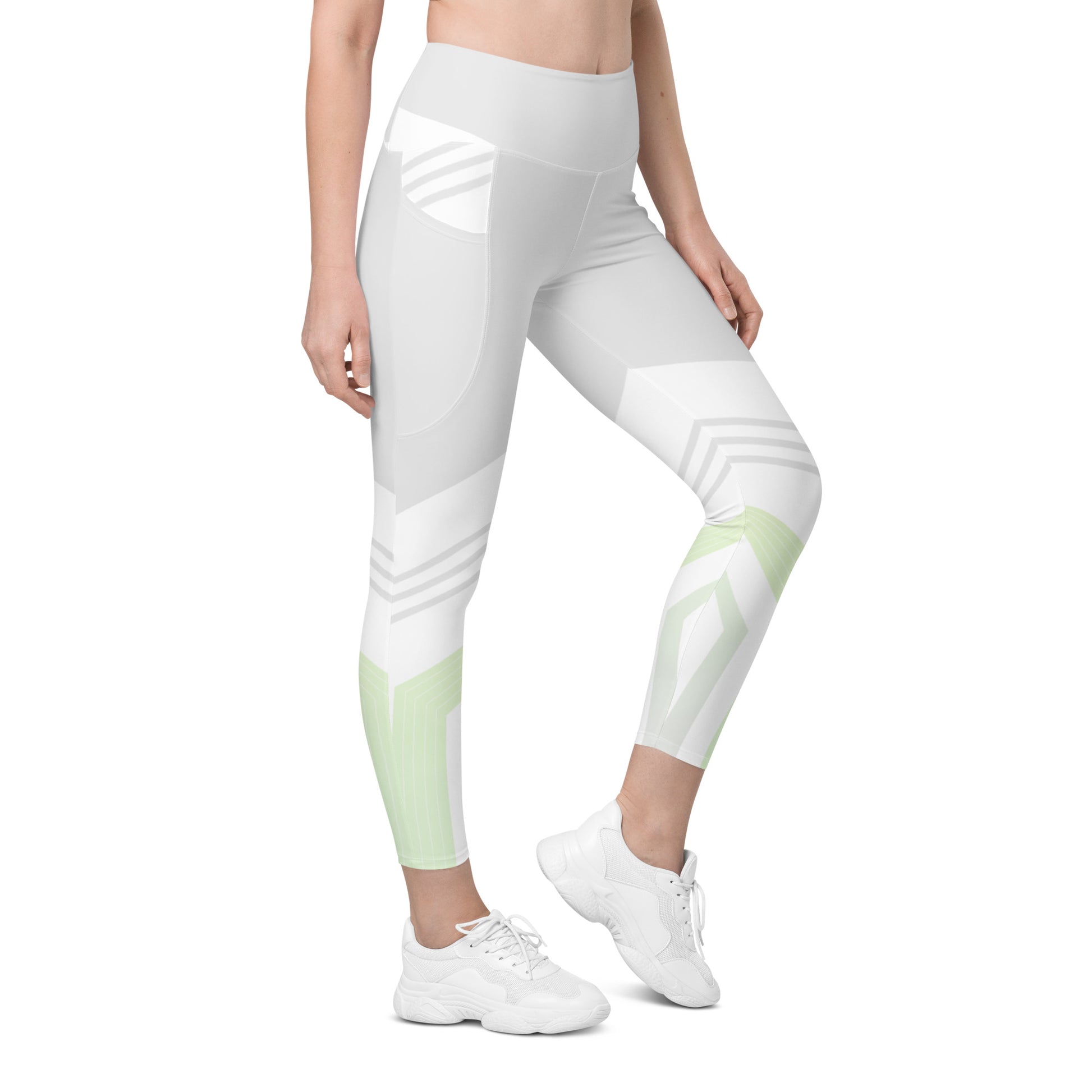 Leggings with pockets - Hint of Mint – sunsead
