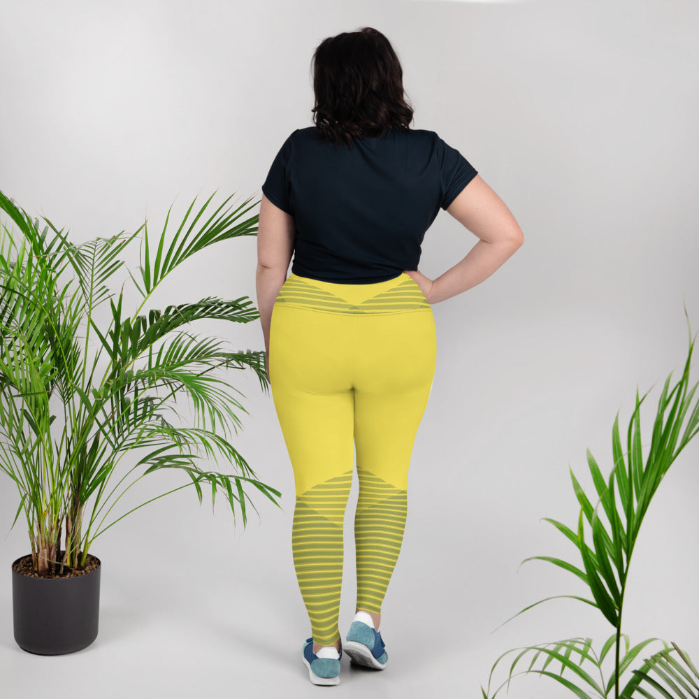Plus Size Leggings - Lemons n Lines