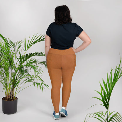 Plus Size Leggings - Rusty Weave
