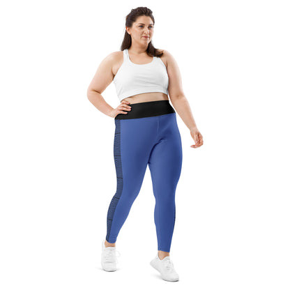 Plus Size Leggings - Mariner