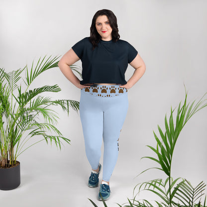 Plus Size Leggings - Bath Time